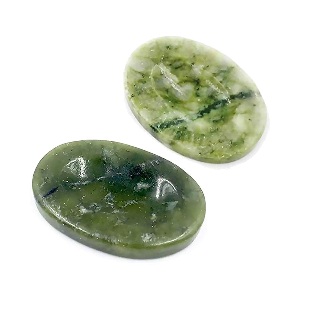 2 Irish Connemara Marble Worry Stones