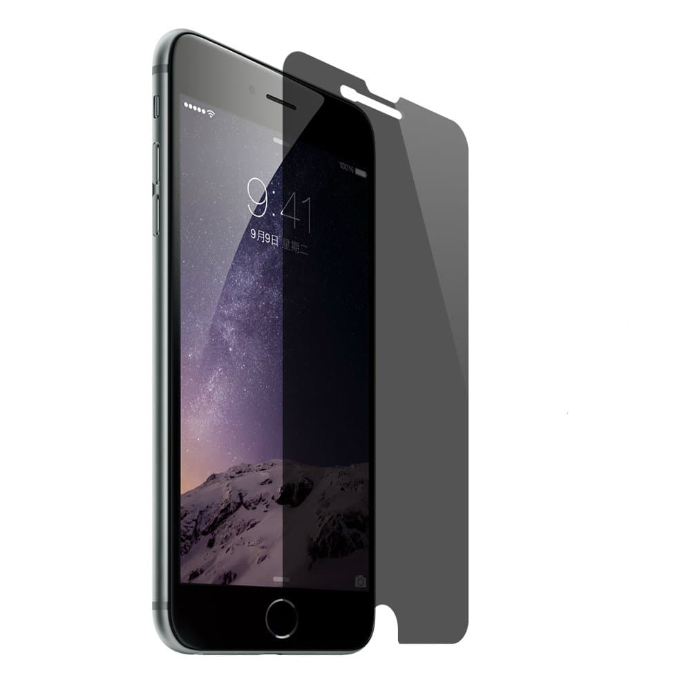 Privacy Tempered Glass for iPhone 8 Plus /7 Plus /6s Plus /6 Plus Screen Protector Anti Spy Peeping Film Easy to Install Scratch Proof Fingerprint Free Bubbles