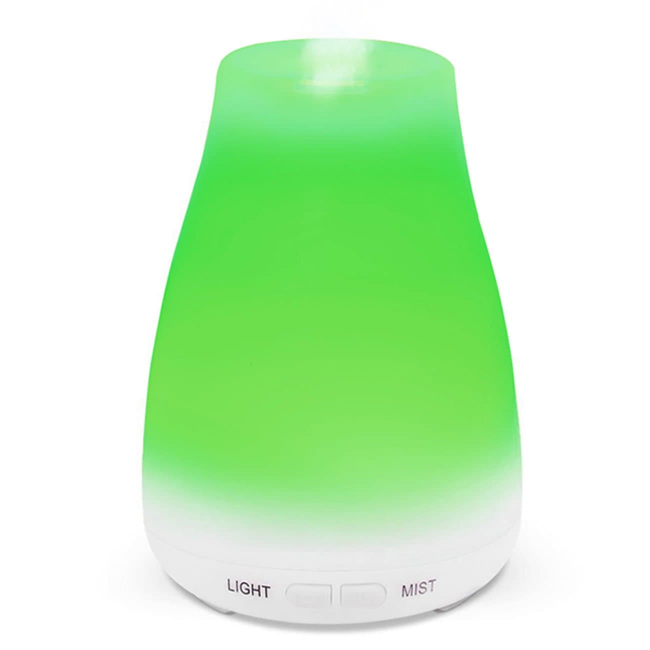 Sobetter Essential Oil Diffuser, Aromatherapy Humidifier and Cool Mist Ultrasonic Air Freshener with 7 Color LED Lights, Electric
