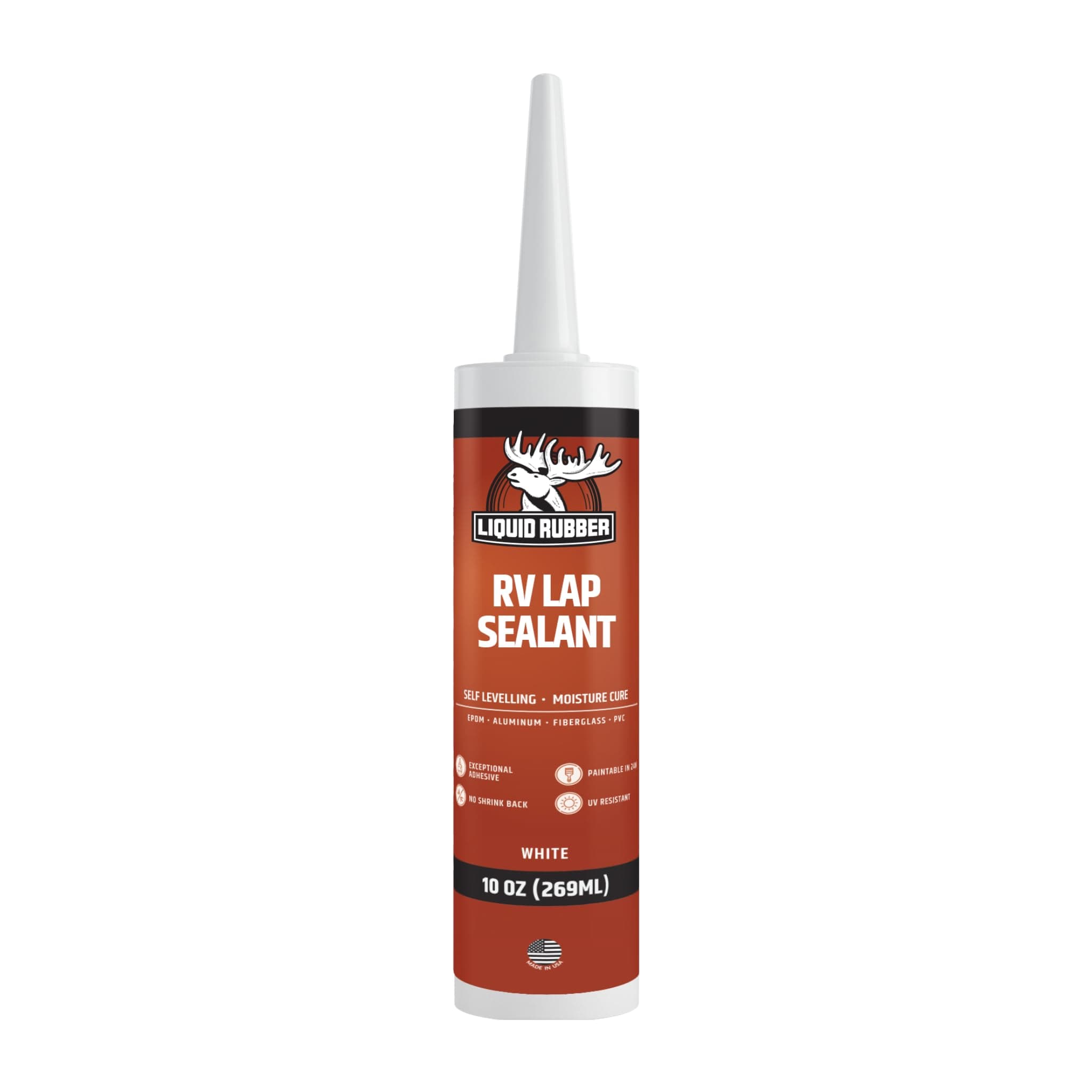 Liquid Rubber RV Lap Sealant, White, 1 Pack