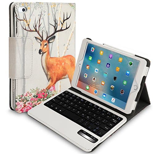 Vivefox Keyboard Case for iPad Pro 11 - Detachable Wireless Keyboard + Fully Protection Shockproof Back Case, with Pencil Holder, Auto Wake/Sleep Feature Compatible Apple iPad Pro 11 inch (Blck)