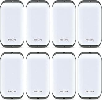 Philips 10-Watt LED Bulk Head Light |WT110W LED10S Bulk Head Light for Office, Shop & Outdoor Lighting | Colour : Natural White, Pack of 8