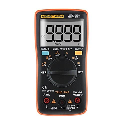 Digital Multimeter ANENG AN8009 True-RMS Auto Range NCV Ohmmeter AC/DC Voltage Ammeter Current Meter Temperature Measurement