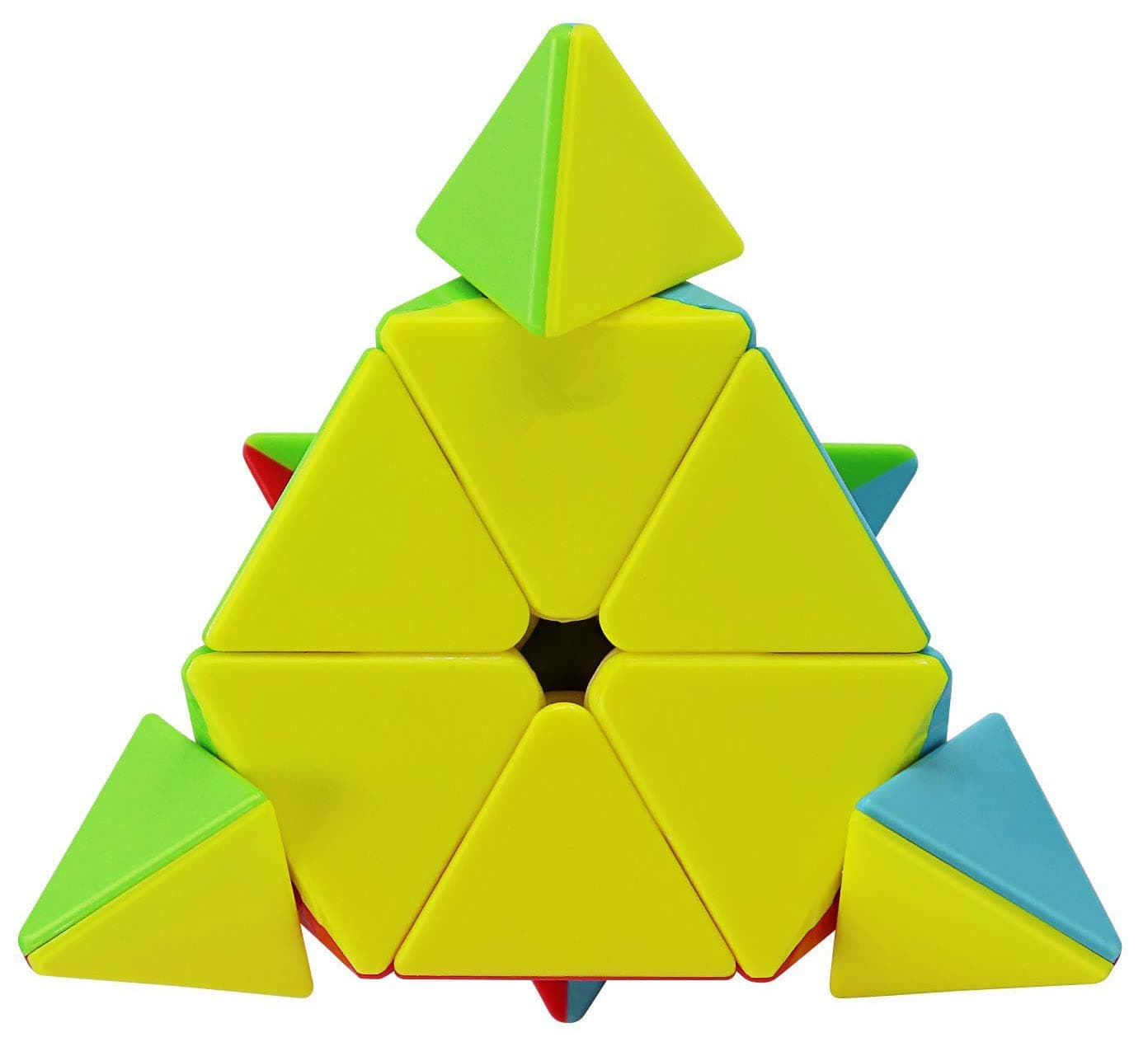 MoYu Meilong Cubing Classroom Pyraminx Cube Stickerless Speed Cube (Solve Method Included)