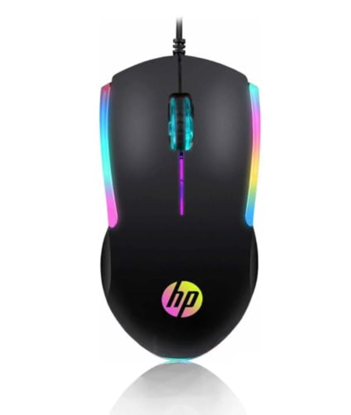 HP Wired RGB Gaming Mouse High Performance Mouse with Optical Sensor, 3 Buttons, 7 Color LED for Computer Notebook Laptop Office PC Home