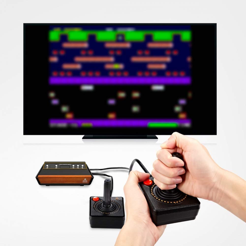 Atari 7A5-4CA-54B Flashback X Retro Console 110 Built-in Games-2 Wired Controllers-HD HDMI-Plug n Play, Multi