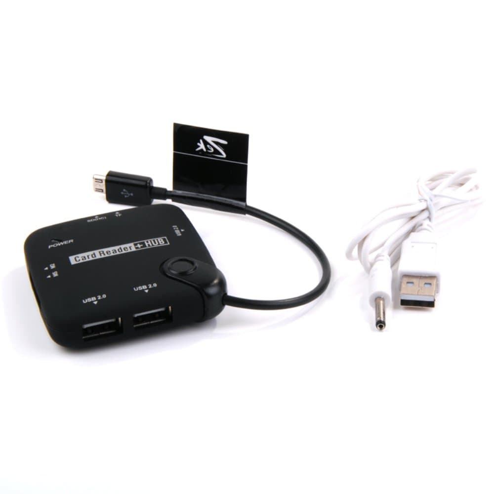 Zek USB OTG Adapter, SD Card Reader, USB Adapter Hub, for Samsung Galaxy Tab 4 8.0, 10.1, Tab S 10.5, 8.4, Galaxy Note 5, Galaxy Note 6, Galaxy S6, Galaxy S7