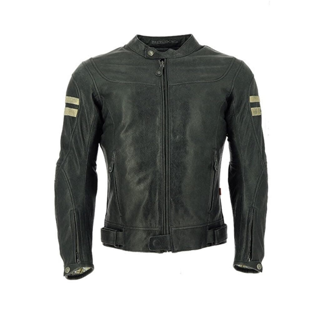 Richa Hawker Buffalo Leather Jacket - Grey