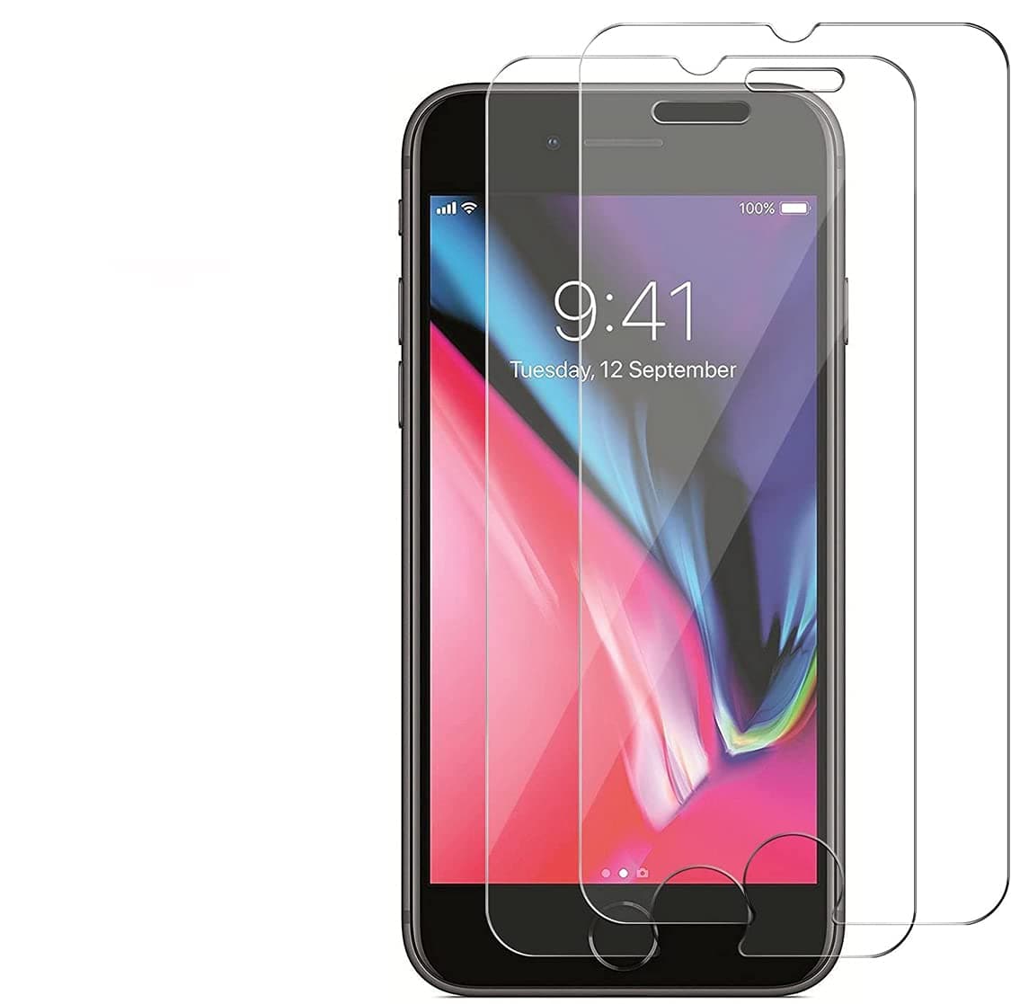 Vontox iphone 7 8 plus tempered glass