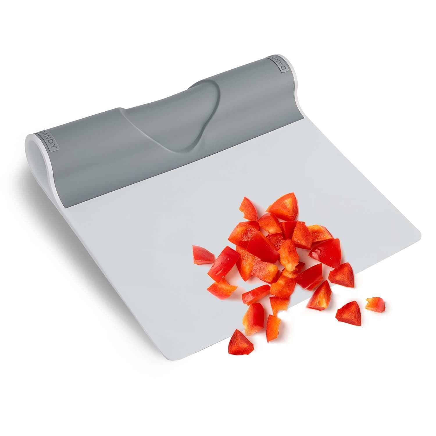 DANDY ScooperDuper - Multi-Purpose Folding Food Mover, Bench Scraper, Dough Scraper, Food Scraper Tool, User-Friendly Kitchen Gadget for Cutting Board and Chef’s Knife