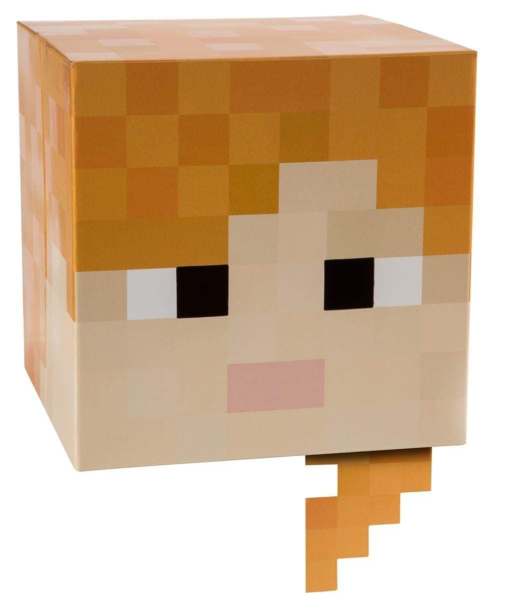 Minecraft Alex Head Costume Mask