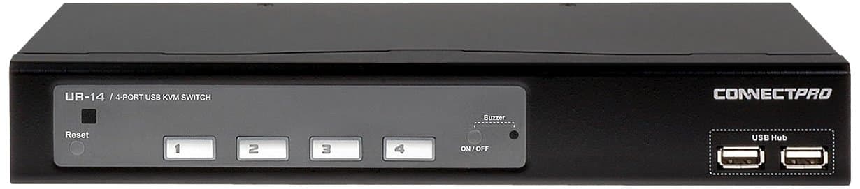 ConnectPRO 4-Port USB KVM Switch UR-14-KIT