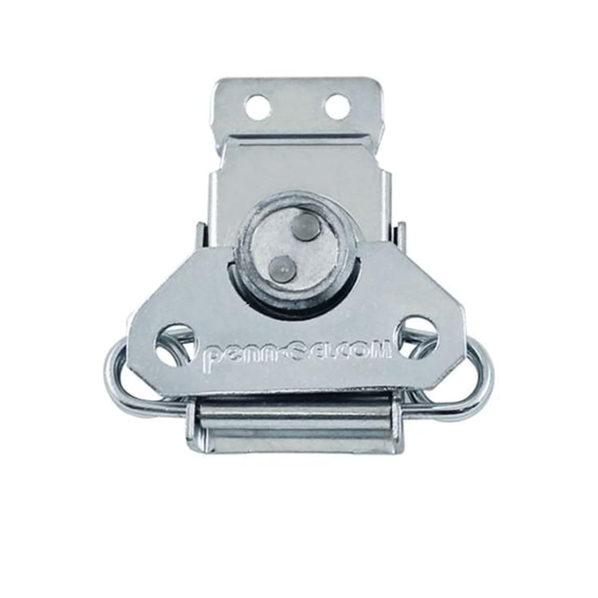 Penn Elcom Medium Butterfly Surface Latch | Spring Loaded Steel Flight Case Catch with PennBrite Finish | Durable Hardware for Road Cases & Racks (L0915Z)