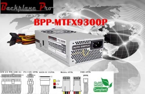 Slimline Power Supply Upgrade for SFF Only Desktop Computer - Fits: HP Pavilion S5000, S5100BR, S5100LA, S5100Z CTO, S510