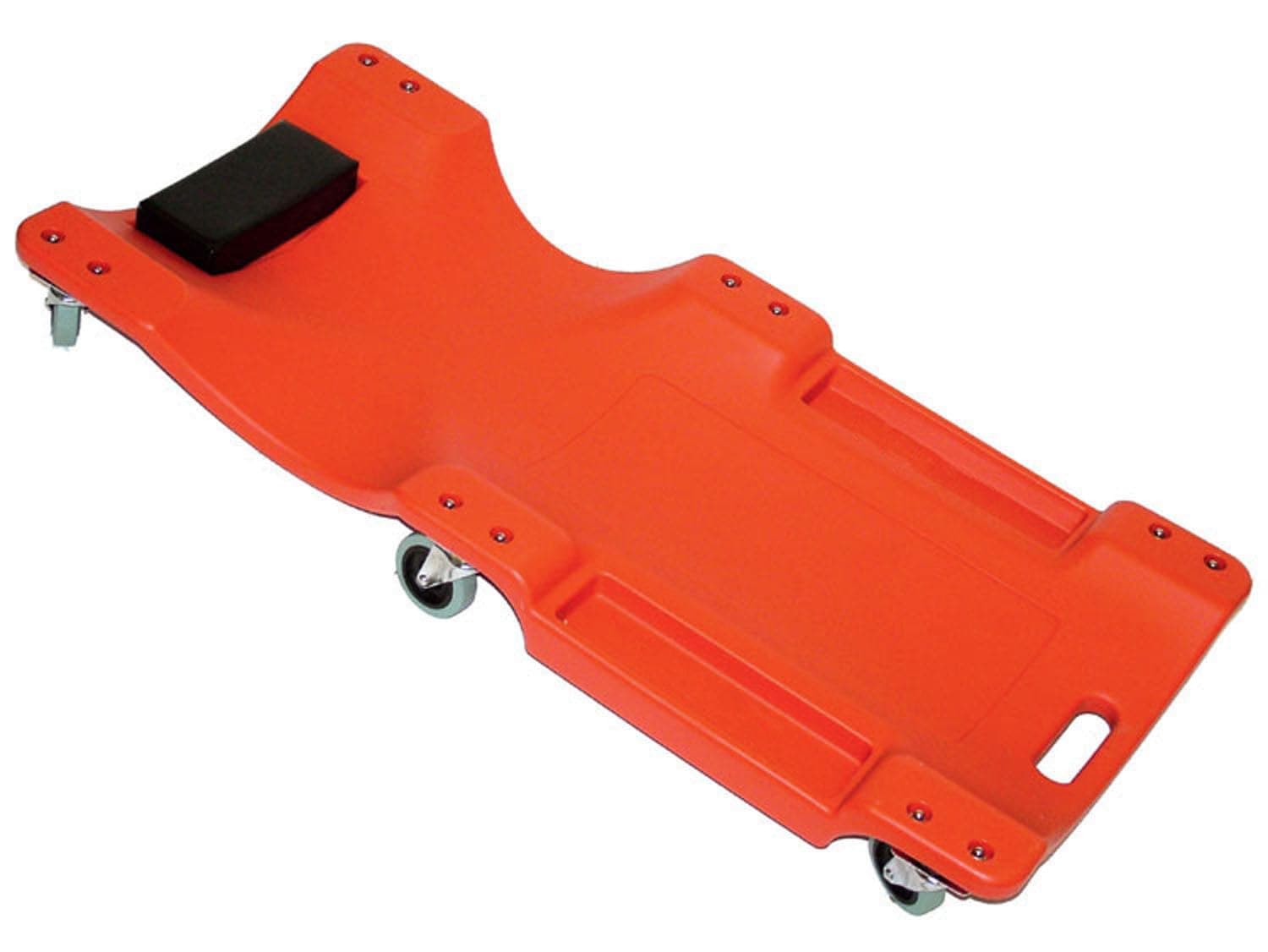 40" Professional Garage Tools: Mechanic Tools - Durable Vehicle Creeper for Under Car Repair, Padded Headrest, Rolling Design, Molded for Workshop