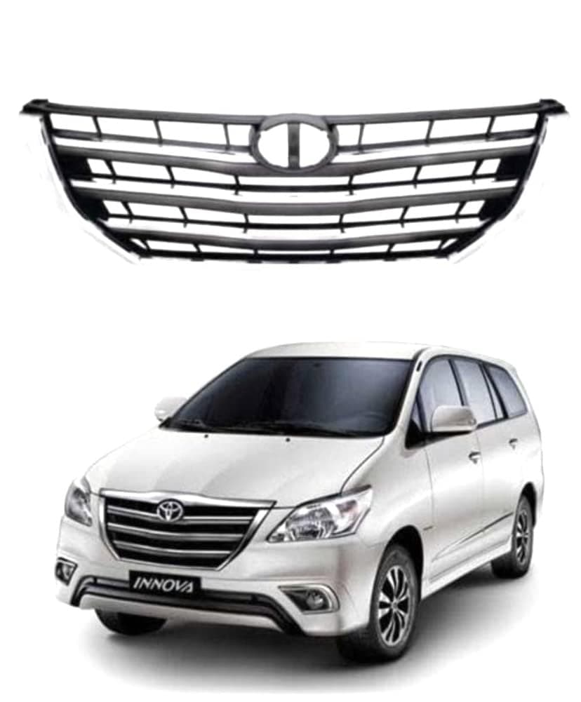 Car Front Grill ABS Plastic O.E.M Type Suitable for Toyota Innova Type-4 (2013-2015) (1pc)