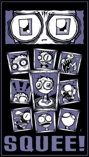 Squee Poster by Jhonen Vasquez