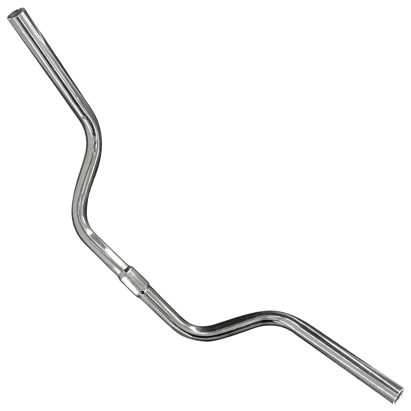 Riser Handlebar - Great for Mountain, Road, and Hybrid Bikes - Multiple Rise Options (Silver, 25.4mm)
