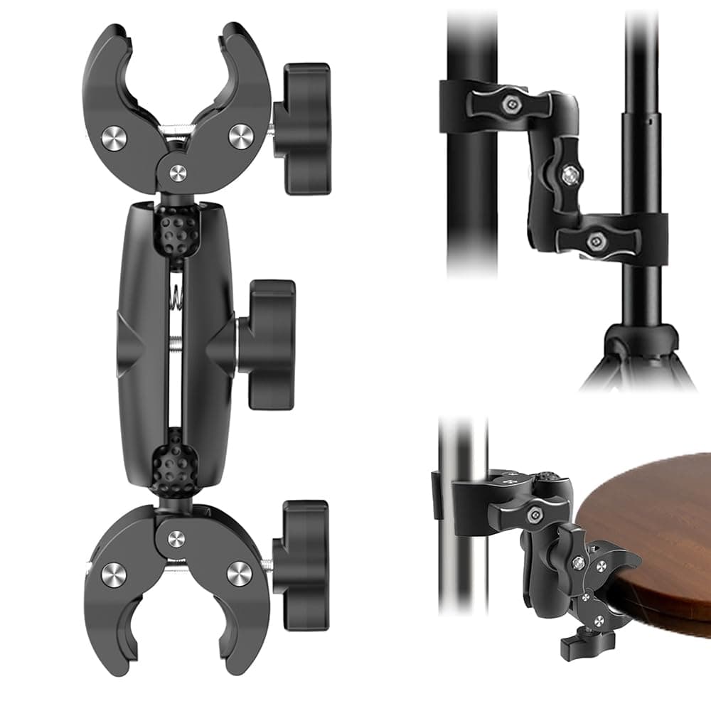 Double Mount Clamp Bracket Monitor Magic Socket Arm