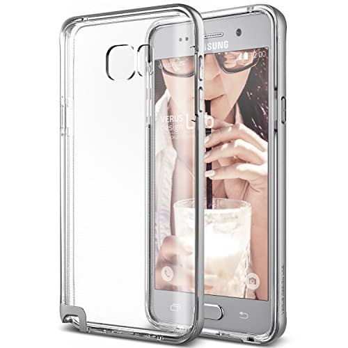 Galaxy Note 5 Case, Verus [Crystal Bumper][Satin Silver] - [Clear Cover][Military Grade Protection] For Samsung Note 5