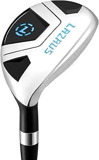 LAZRUS GOLF Premium Hybrid Golf Clubs for Men - 2,3,4,5,6,7,8,9,PW Right Hand & Left Hand Single Club, Graphite Shafts, Regular Flex