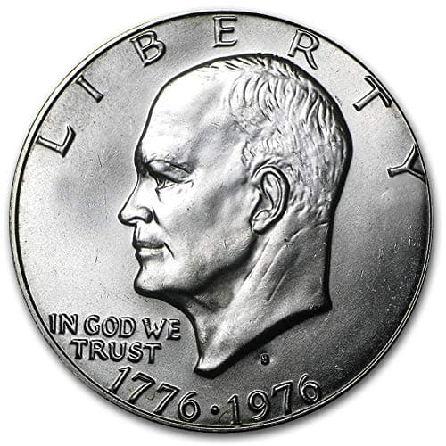 1976 S Eisenhower IKE Silver Dollar Brilliant Uncirculated