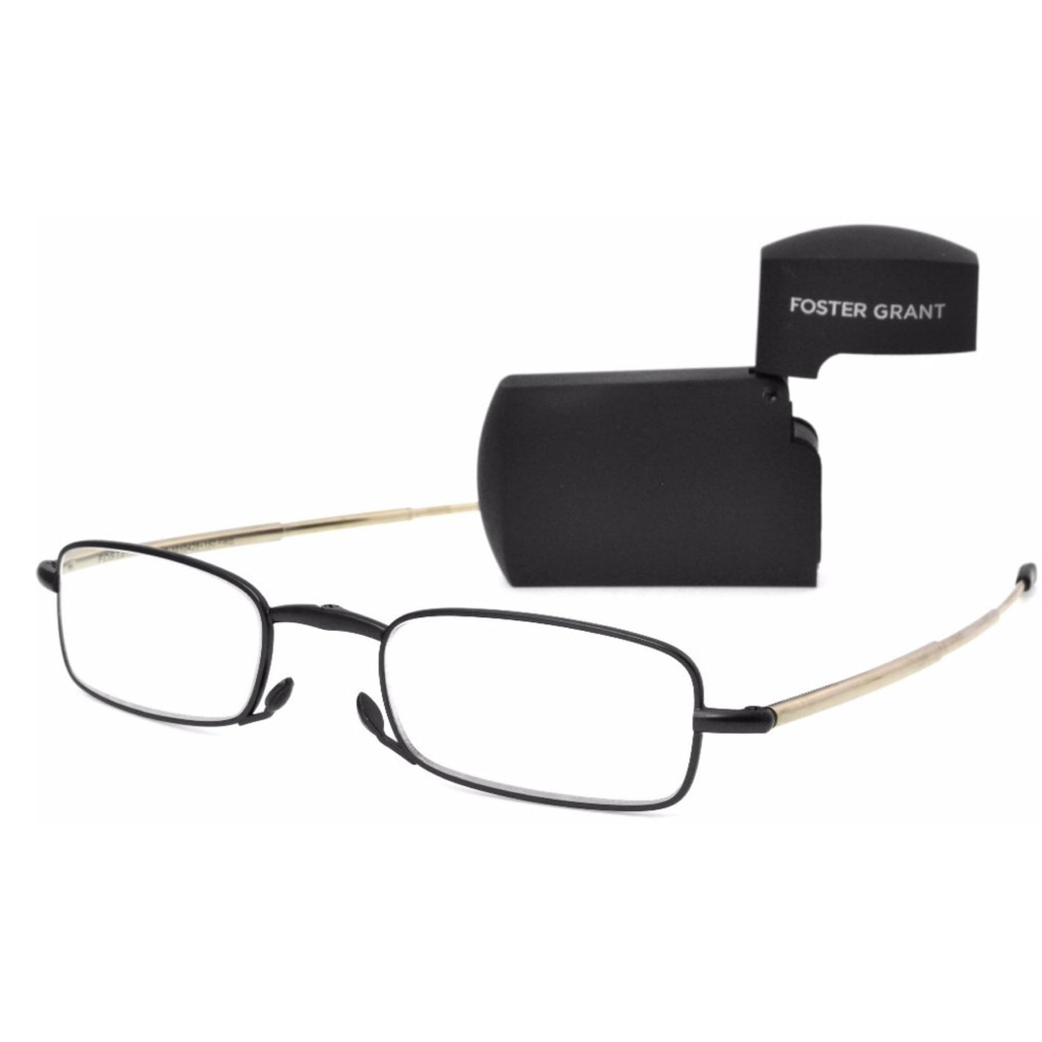 Foster Grant MicroVision Optical Compact Folding Reading Glasses Gideon +2.75 strength