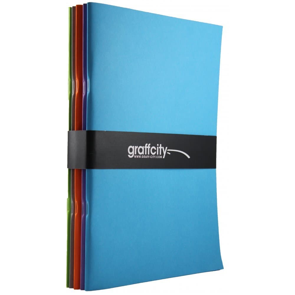 Graff-CitySketch Book Bundle - 5 x A4 Sketchpads