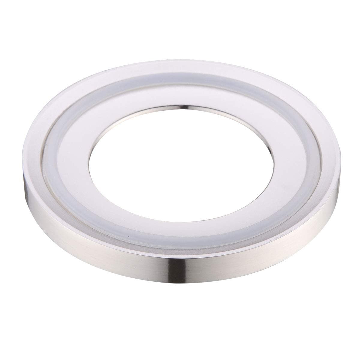 BESTILL Solid Brass Bathroom Vessel Sink Mounting Ring, Polished Chrome