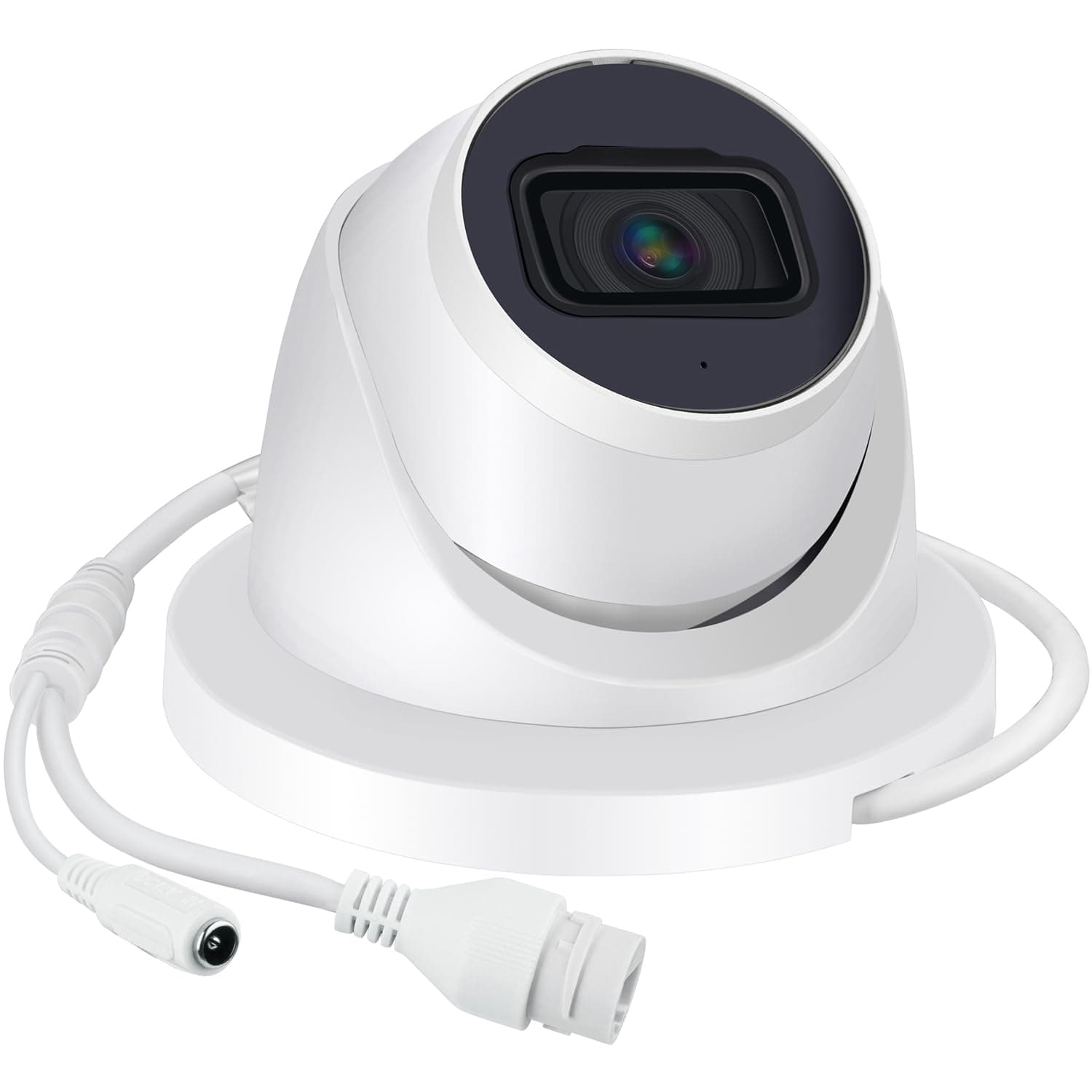 DahuaSecurity 8MP IR Dome Security Camera with Human/Vehicle Detection - 4K 30fps, IP67, PoE, 256GB SD, Built-in Mic - POE Network Camera for Outdoor 24/7 Monitoring (Dome-8MP-new)