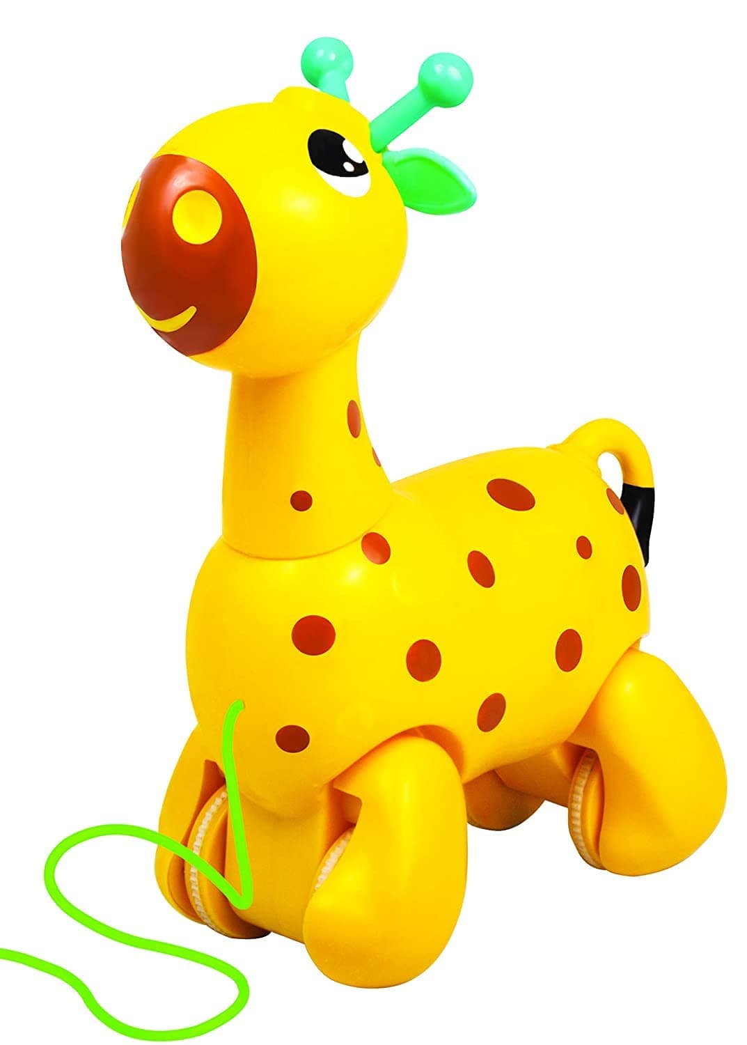 Giggles Funskool Pull Along Nico The Giraffe, Activity & Learning Toys for Babies, Toddlers, for Baby Boys & Girls, Encourage Walking, Improve Balance, Multicolour, Gift Set for Kids, Ages 18+ Months