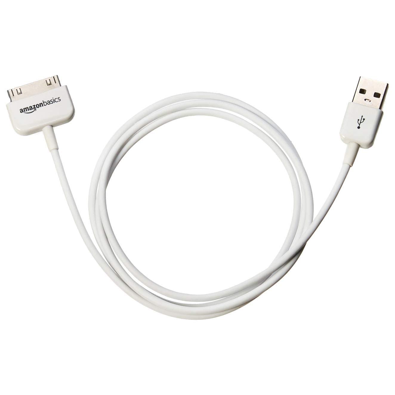 Amazonbasics Apple Certified 30-Pin To Usb Cable For Apple Iphone 4, Ipod, And Ipad 3Rd Generation - 3.2 Feet (1.0 Meter)