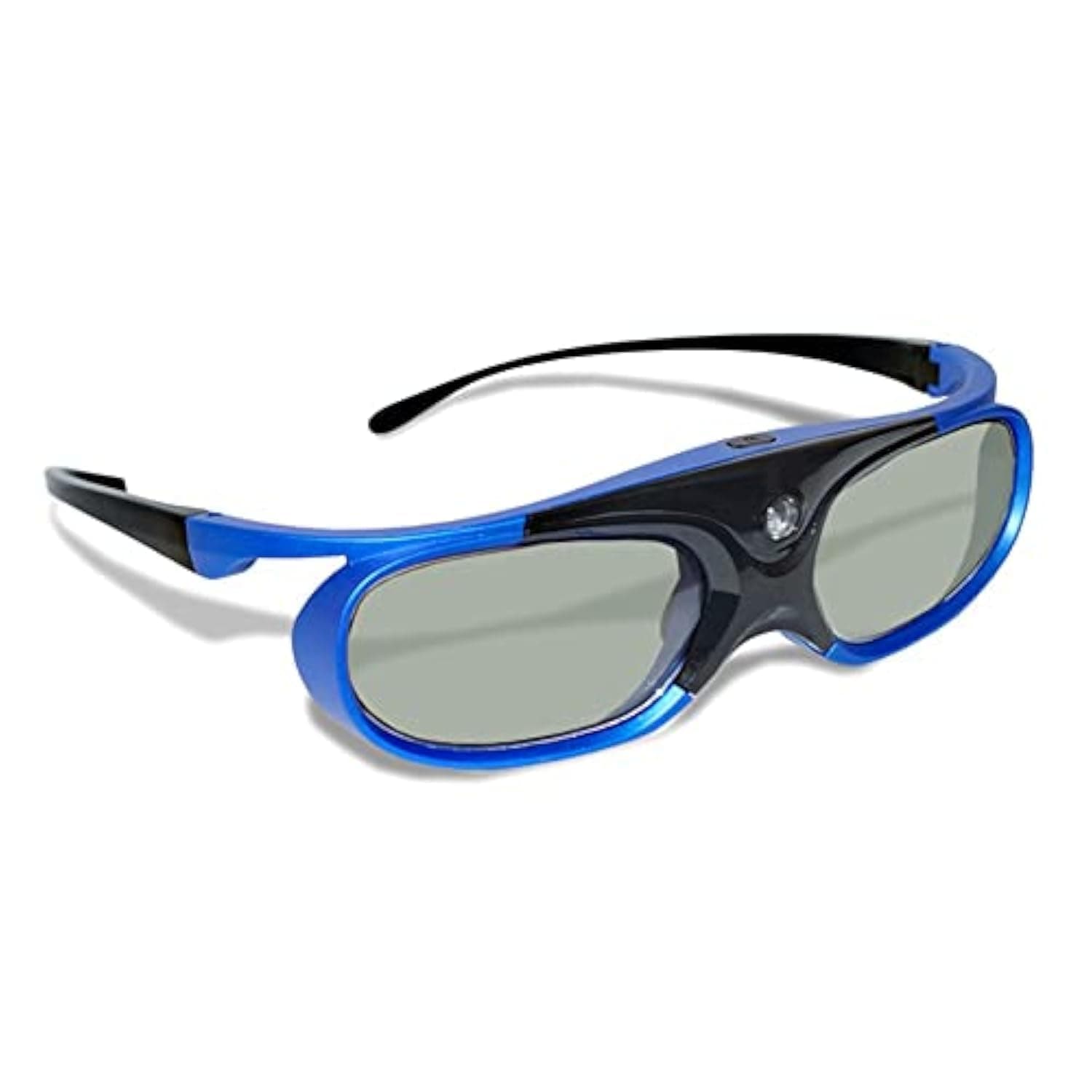 Universal 3D Glasses, DLP-Link Active Shutter Glasses with 80mAh Rechargeable Battery, 50 Hours of Continuous Work, Goggles for Mainstream DLP Projectors