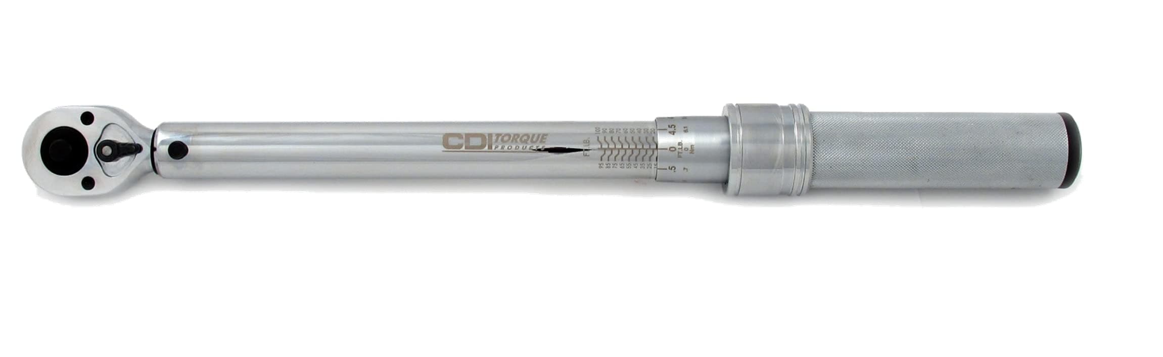 CDI 3/8-Inch Drive Metal Handle Click Type Torque Wrench, Torque Range 30 to 250-Inch Pounds