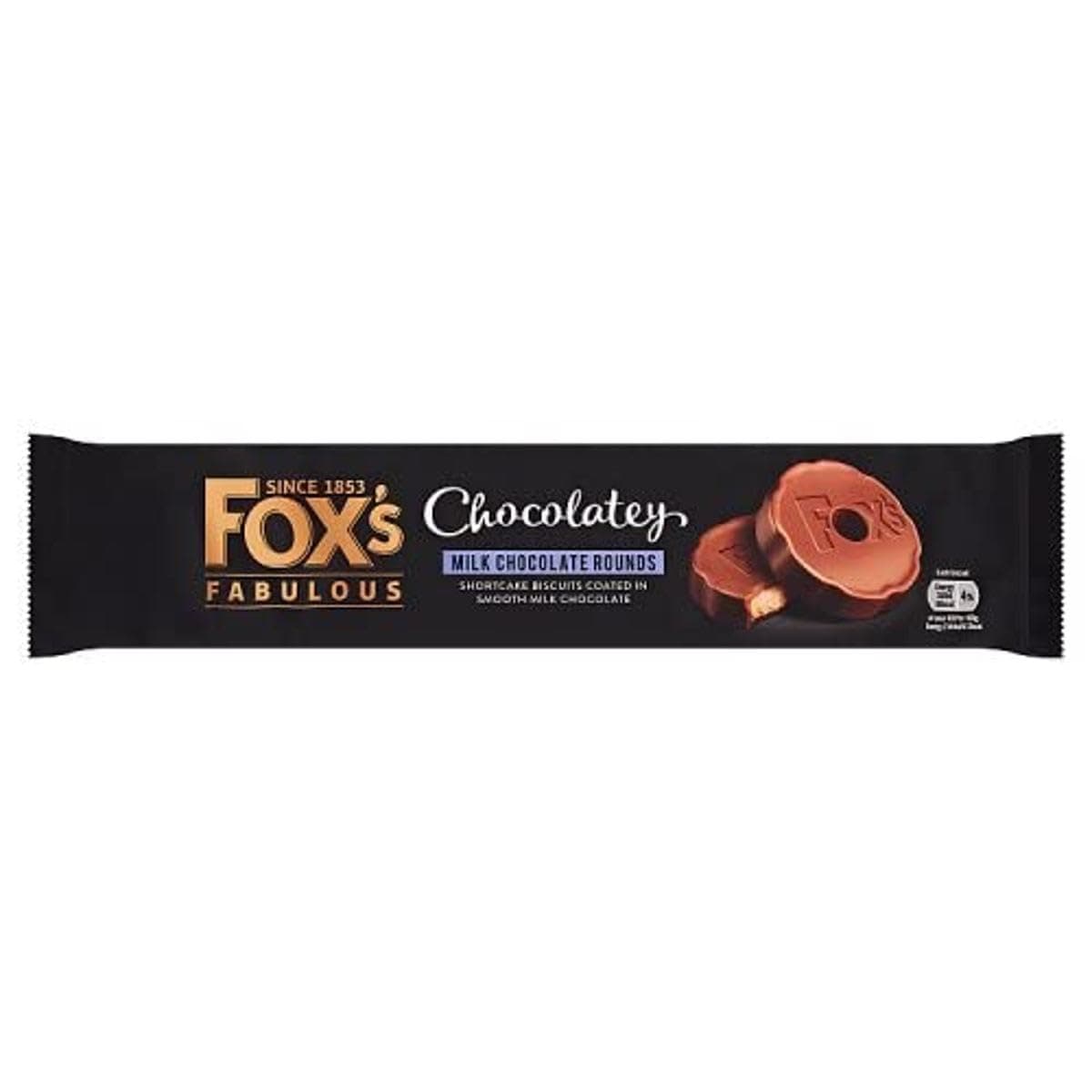 Fox's Milk Chocolate Chocolatey Biscuits, 130g