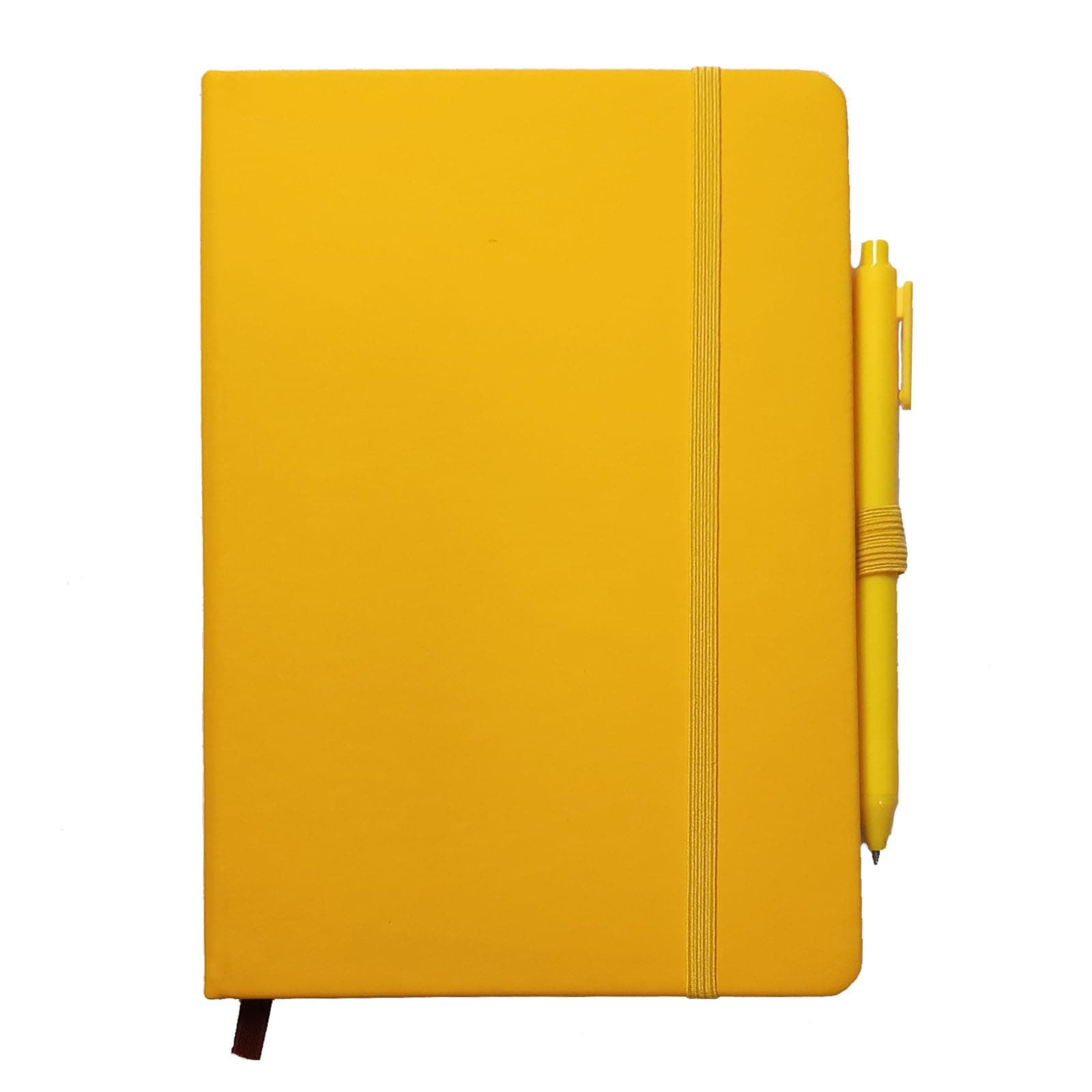 Yellow Notebook & Pen, A5 Size Notebook, 200 Pages Notebook, Notebook Journal for Writing