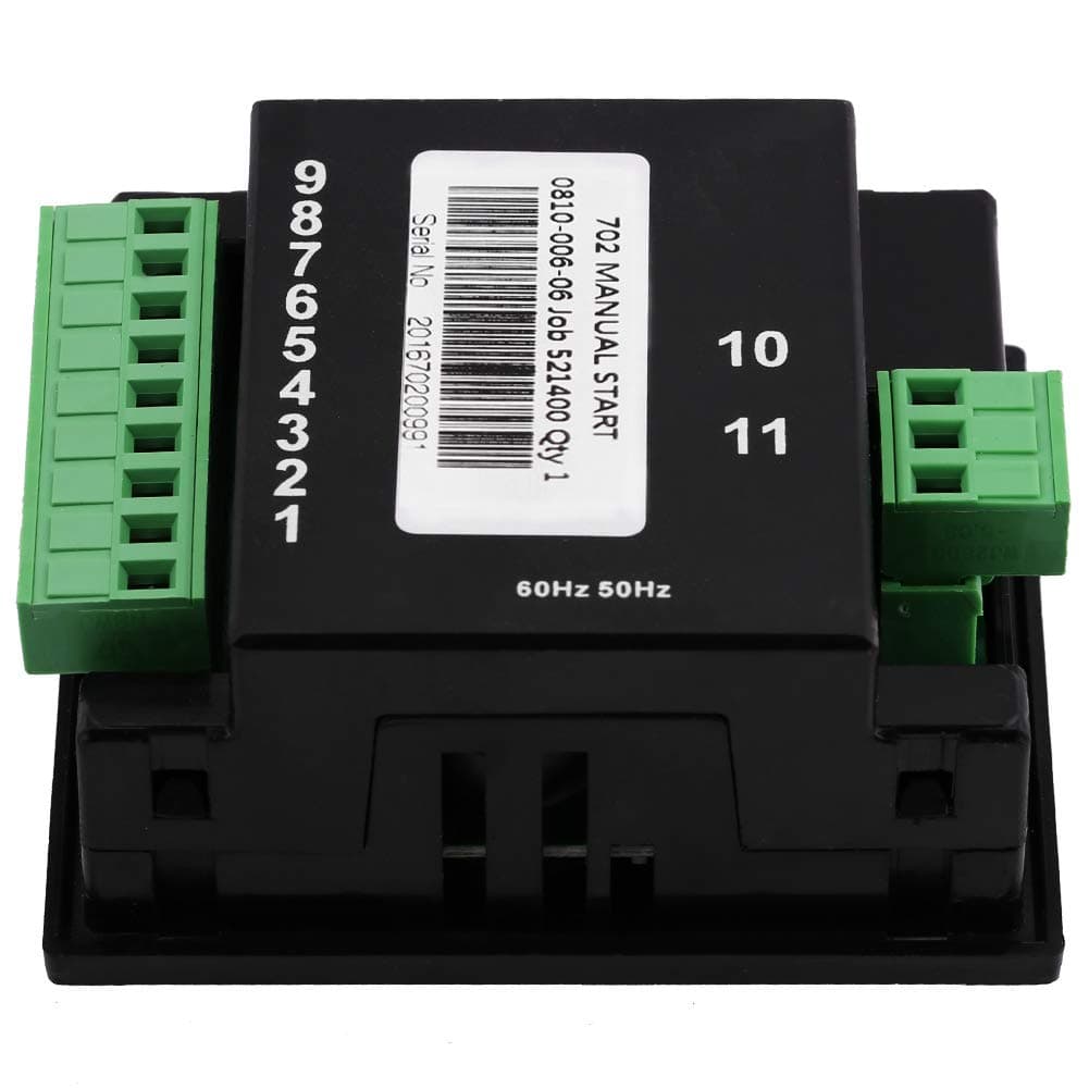 Generator Controller Board, 702 Microcomputer Control Generator Manual Start Panel for Engine Monitoring