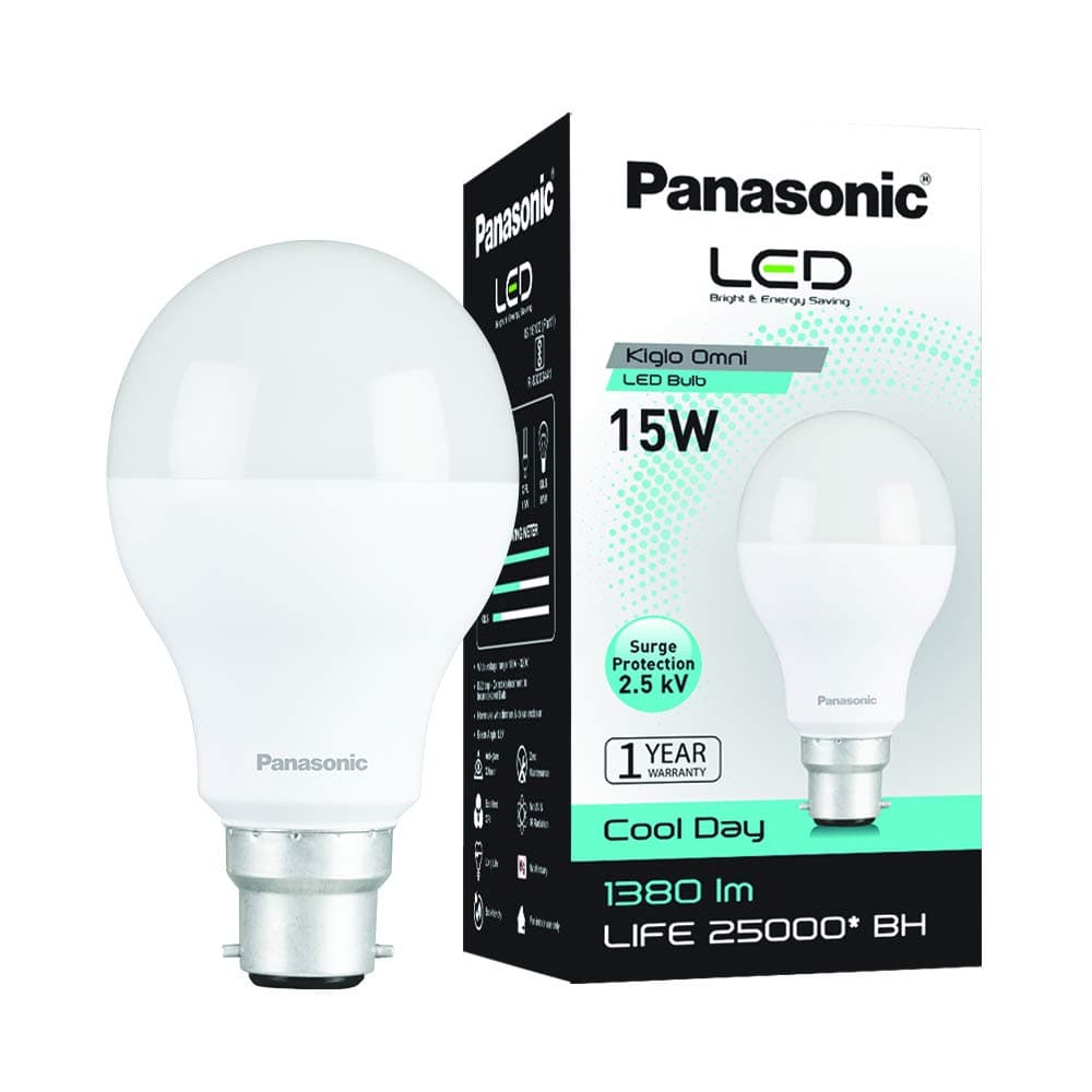 Panasonic 15W B22 LED Bulb, 1Pc, (Kiglo)