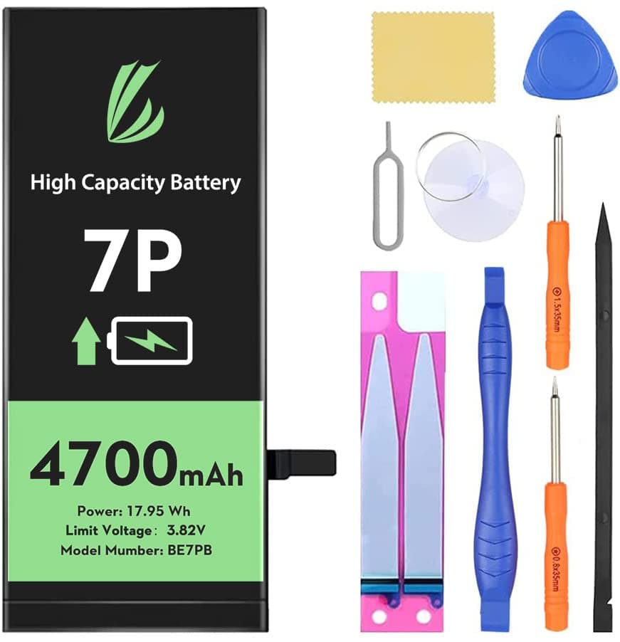 LL TRADER Battery for iPhone 7 Plus, 4700 mAh High Capacity for iPhone 7 Plus Model A1784, A1785, A1661 0 Cycle 2022 New Version with Tool Kits
