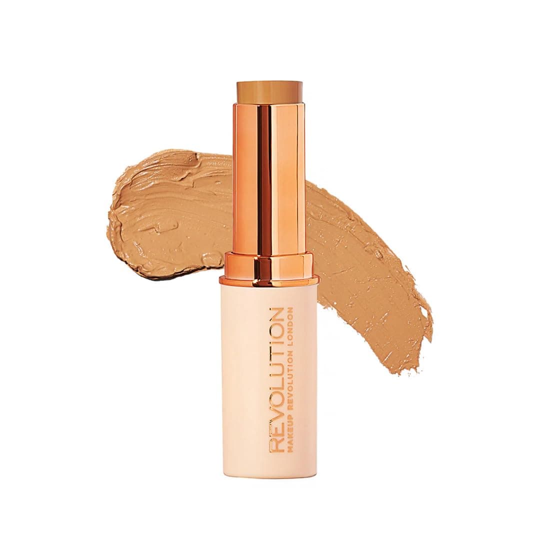 Fast Base Stick Foundation F12 – Full Coverage in a Swipe | Creamy & Weightless | Easy to Blend | Doubles as Contour | Travel-Friendly & Time-Saving | Perfect for Quick Makeup