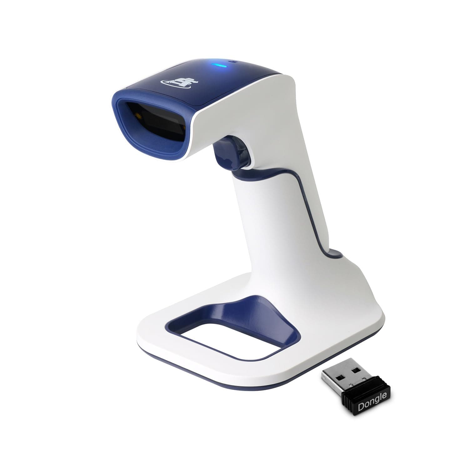 ScanAvenger Wireless Portable 1D with Stand Bluetooth Barcode Scanner: Hand Scanner 3-in-1, Cordless, Rechargeable Scan Gun for Inventory - USB Barcode Reader (1D Only with Next Gen Stand)