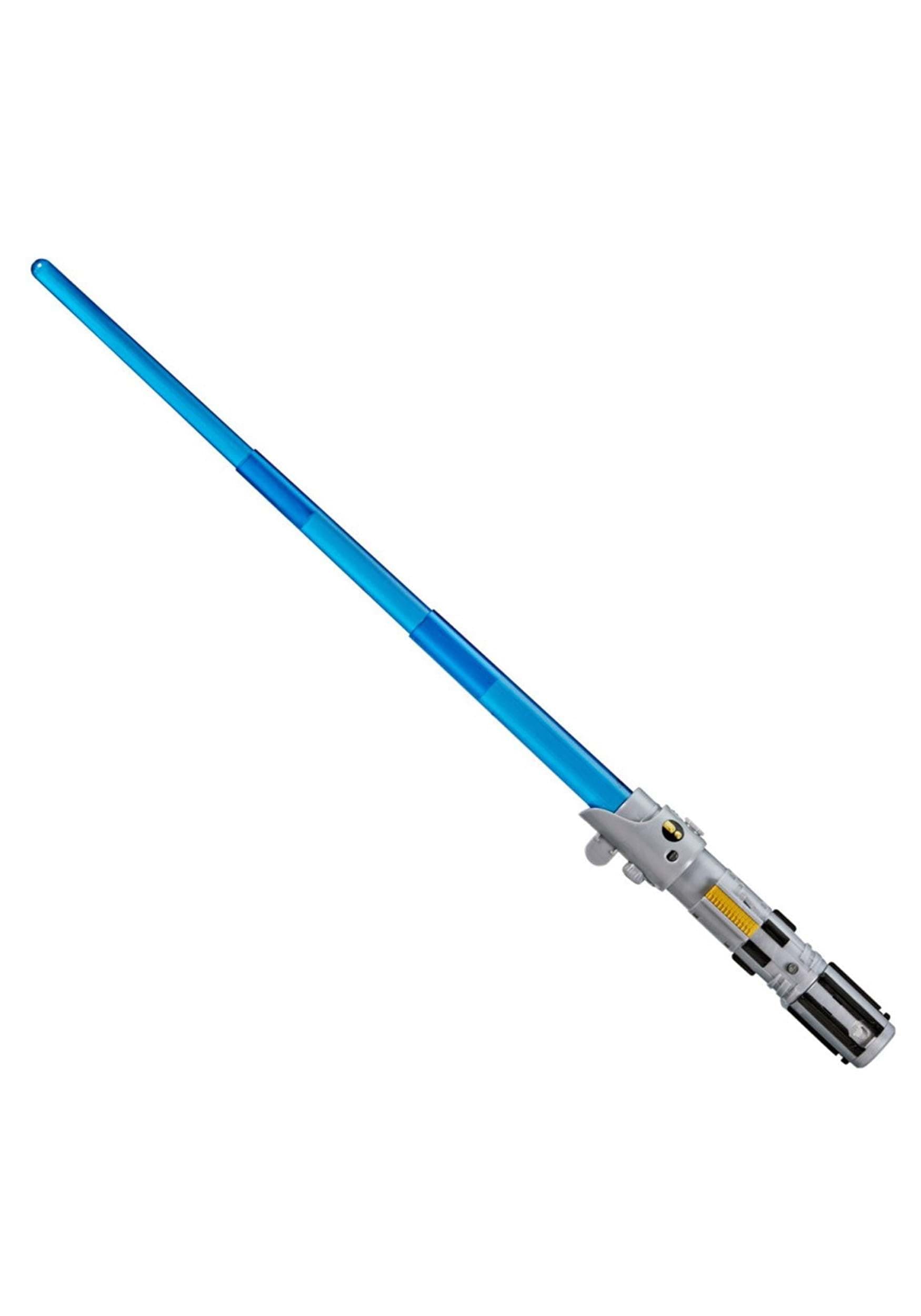 Lightsaber Forge Luke Skywalker Electronic Extendable Blue Lightsaber Toy, Customizable Roleplay Toy, Kids Ages 4 and Up