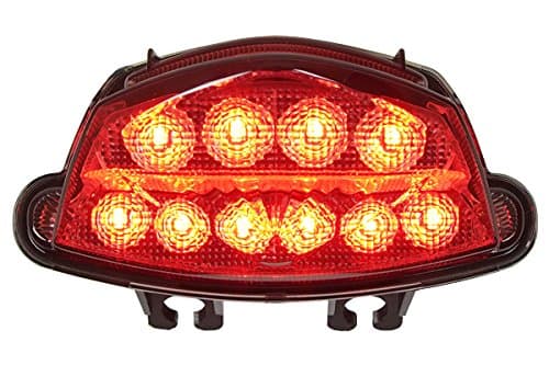 Integrated Sequential LED Tail Lights Smoke Lens for 2016-2020 Suzuki GSX-S1000 2018-2022 GSX-S750