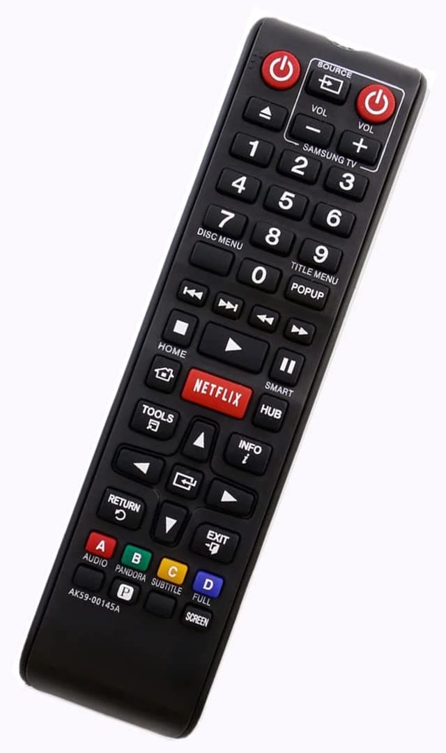 AK59-00145A BD Blu-ray Remote Control Replacement for Samsung Bluray DVD Disc Player