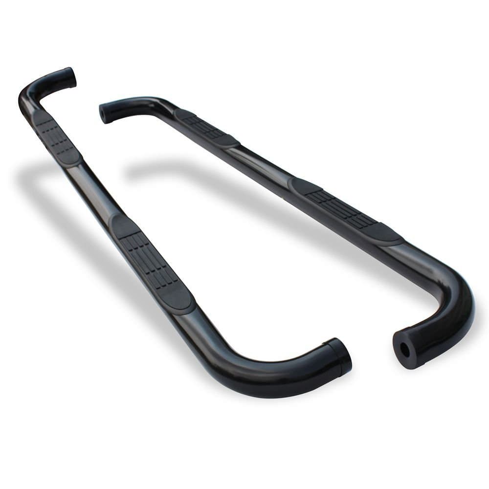 Running Boards 3" Round Nerf Bars Side Steps 2009-2018 (2019 Classic) Dodge Ram 1500 Crew Cab; 2010-2019 Dodge Ram 2500 3500 4500 5500 Crew Cab