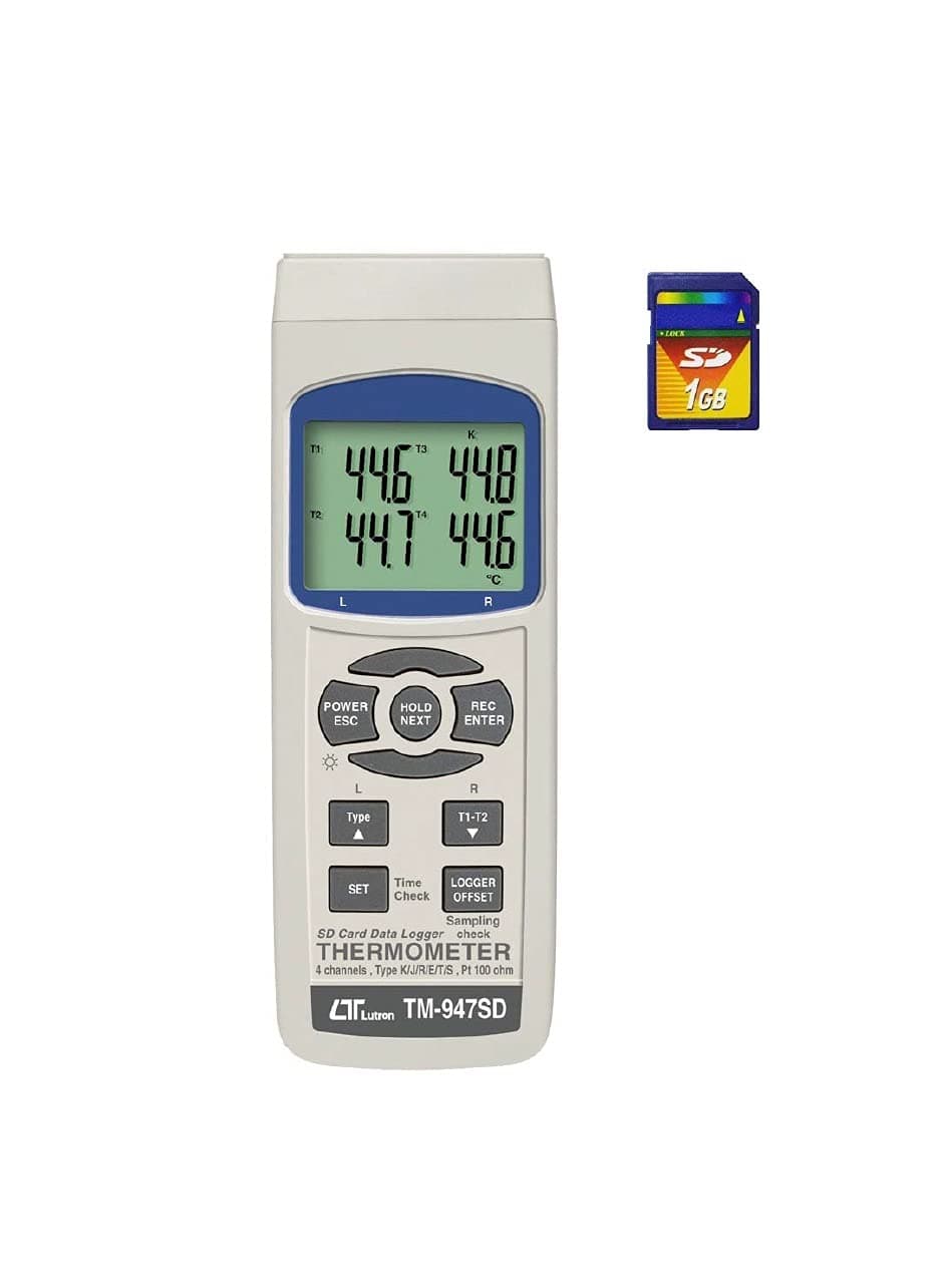 Lutron Tm-947sd 4 Channels Thermometer