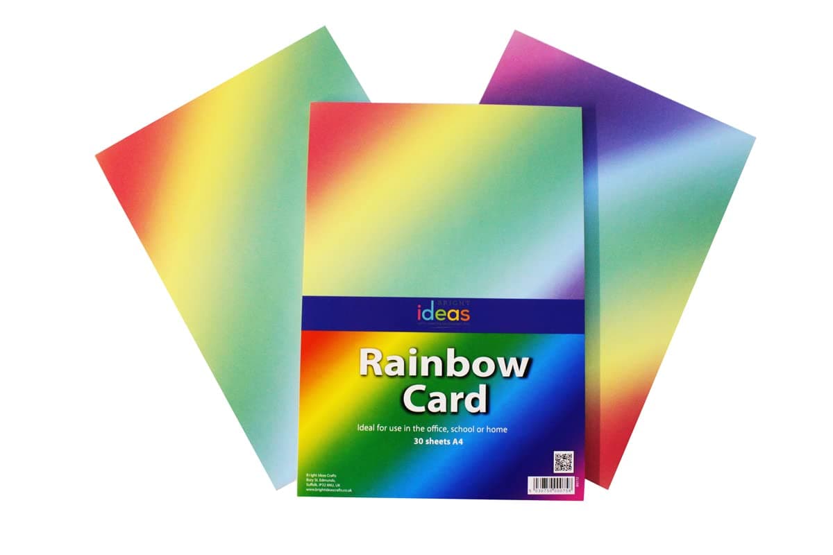 Rainbow Card A4