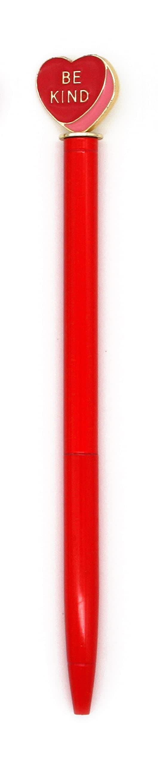 SPH003 Heart Be Kind Refillable Pen, Red