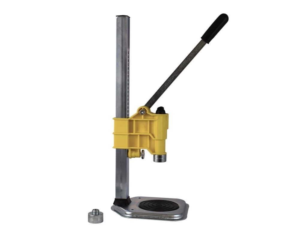 Adjustable Height Counter Top Capper for 26mm and 29mm Crown Caps Homebrew Beer Cider (Yellow)