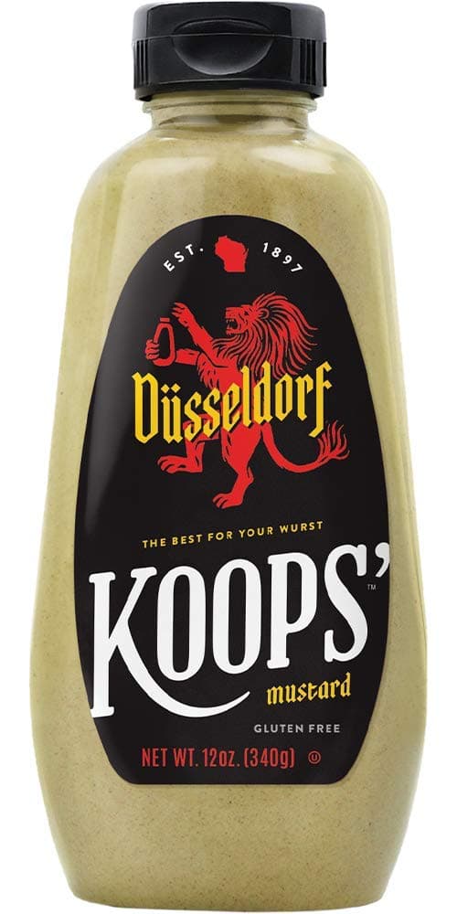 Koops' Düsseldorf Mustard, 12 oz. Bottle, 12-Pack